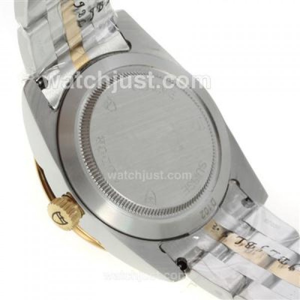 Tudor Classic Automatic Two Tone with White Dial Diamond Markers-Sapphire Glass