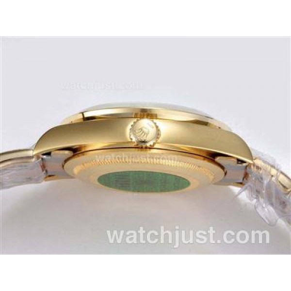 High Quality Rolex Day-Date II Masterpiece Replica Watches With White Mother-Of-Pearl Dials Online
