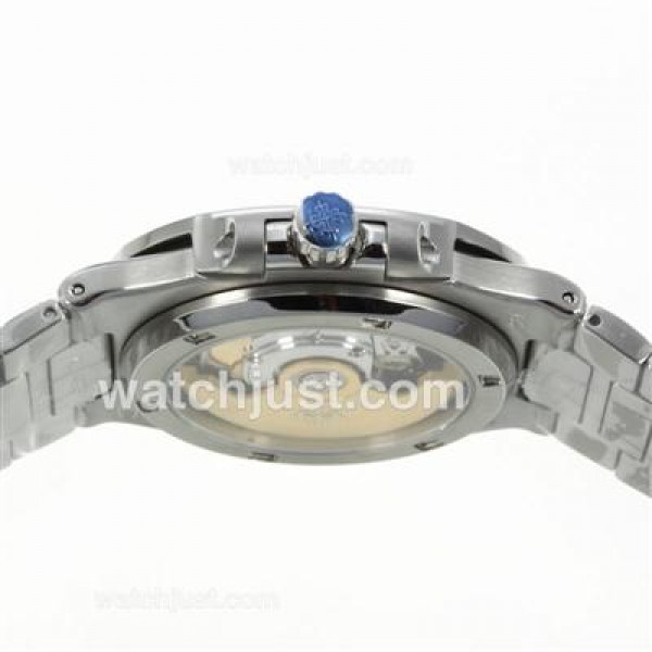 Patek Philippe Nautilus Automatic Stick Markers with Dark Grey Dial S/S