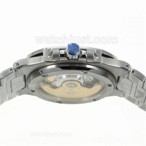 Patek Philippe Nautilus Automatic Stick Markers with Blue Dial S/S