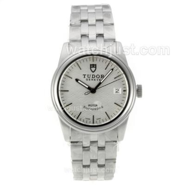 Tudor Classic Swiss ETA 2836 Movement with White Dial S/S-Sapphire Glass