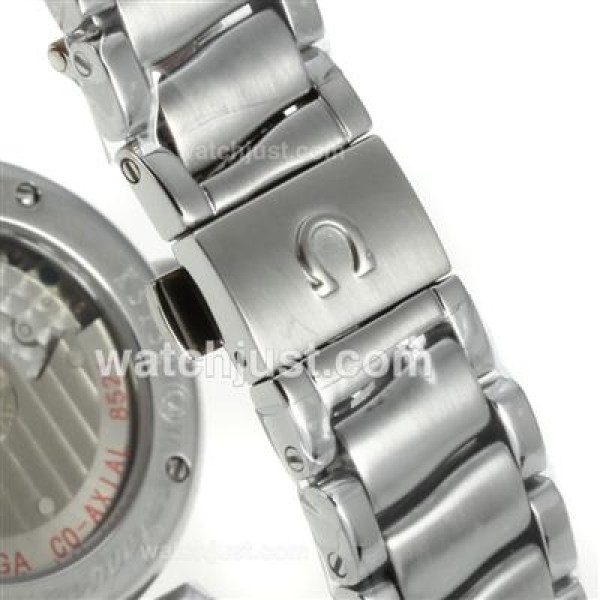 Omega Ladymatic Diamond Markers with White Dial S/S-Sapphire Glass