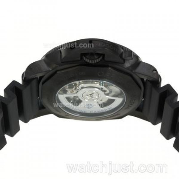 Panerai Luminor Submersible Automatic PVD Case with Black Dial-Same Chassis as ETA Version