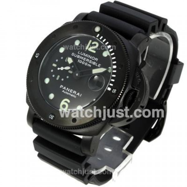 Panerai Luminor Submersible Automatic PVD Case with Black Dial-Same Chassis as ETA Version