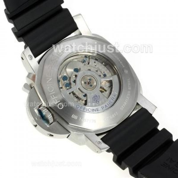 Panerai Luminor Submersible Automatic with Black Carbon Fibre Style Dial-Same Chassis as ETA Version