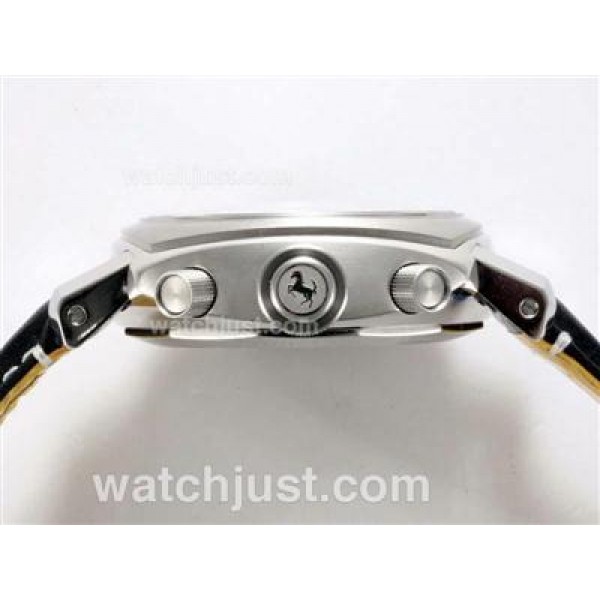 Panerai Ferrari Flyback Scuderia FER 00014 Swiss Valjoux 7750 Movement-Carbon Fibre Dial