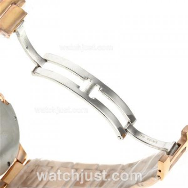 Cartier Ballon Bleu de Cartier Automatic Full Rose Gold with White Dial Man Size
