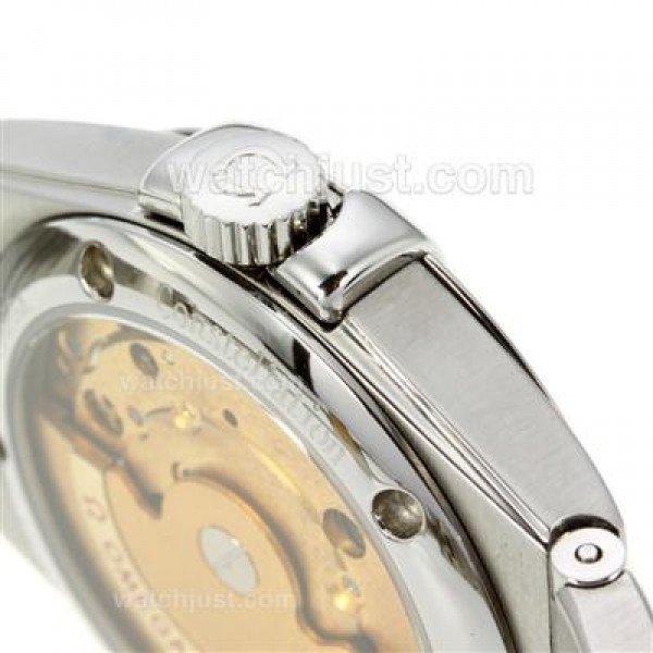 Omega Constellation Automatic Diamond Markers with Golden Dial S/S-18K Plated Gold Movement