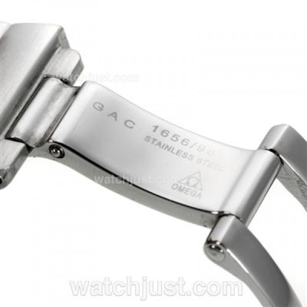 Omega Constellation Automatic Stick Markers with Black Dial S/S-18K Plated Gold Movement
