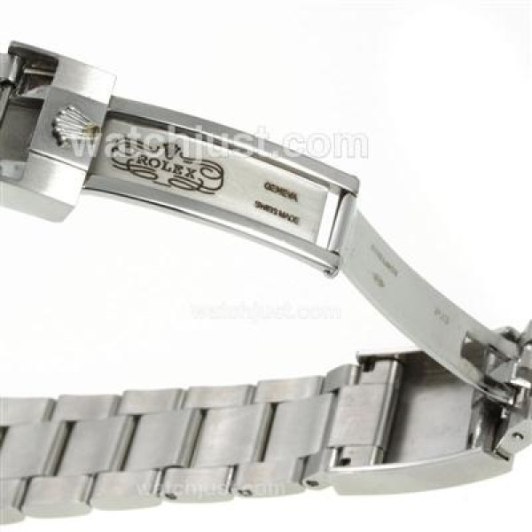 Rolex Stainless Steel Strap with Diamonds for GMT Swiss Version