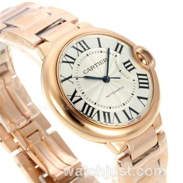 UK High Quality Ballon bleu de Cartier Fake Watches With White Dials For Sale