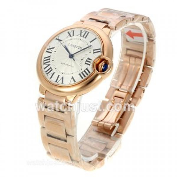 UK High Quality Ballon bleu de Cartier Fake Watches With White Dials For Sale