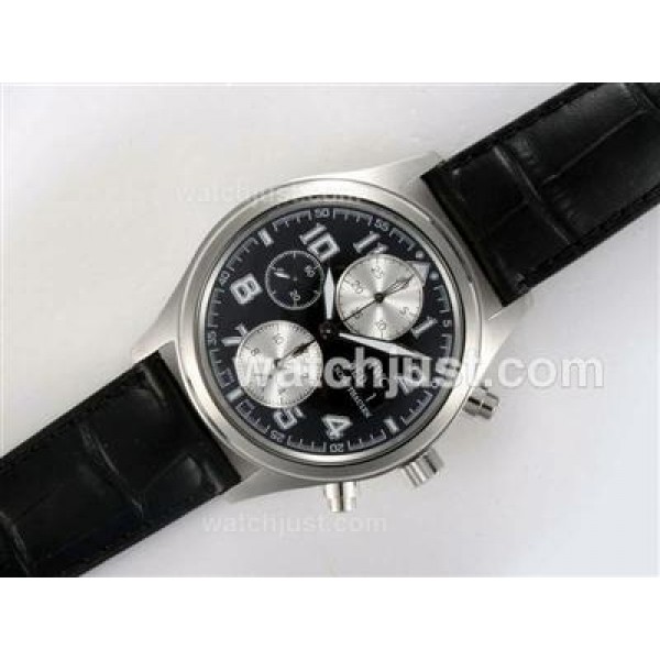 IWC Saint Exupery Chronograph Swiss Valjoux 7750 Movement with Black Dial Limited Edition