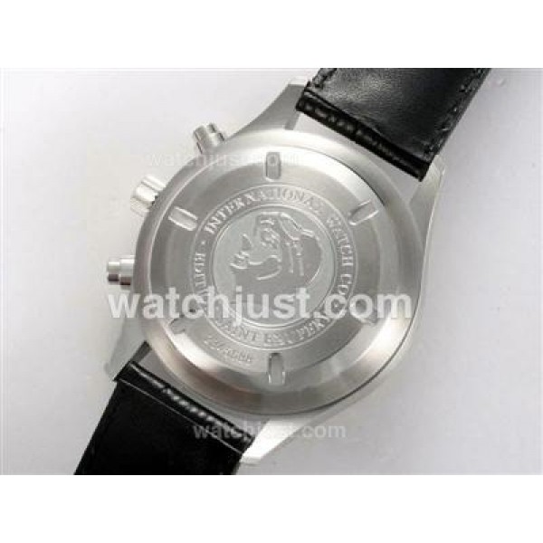IWC Saint Exupery Chronograph Swiss Valjoux 7750 Movement with Black Dial Limited Edition