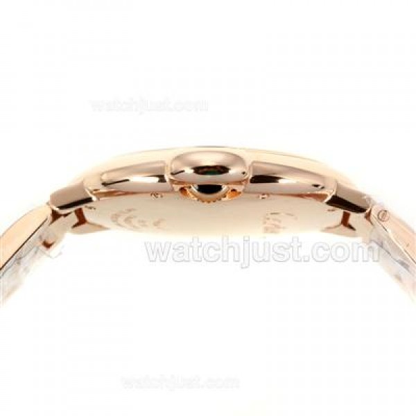 Cartier Ballon bleu de Cartier Full Rose Gold with White Dial-Sapphire Glass