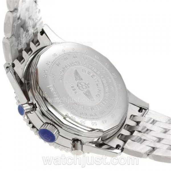 Breitling Navitimer Chronograph Swiss Valjoux 7750 Movement with Black Dial