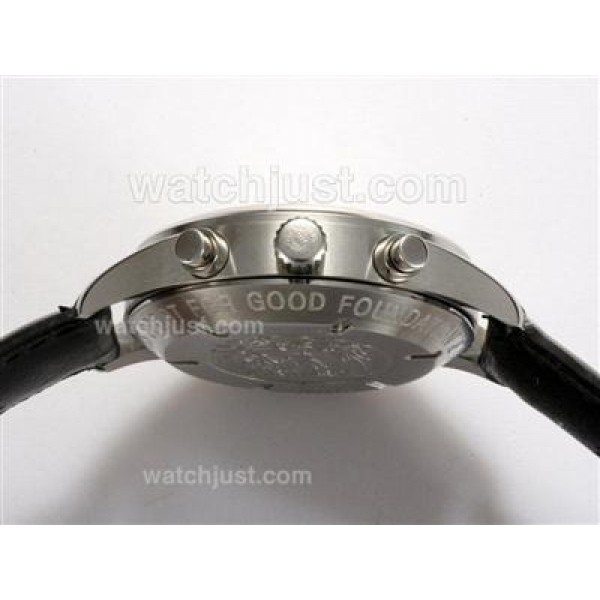 IWC Fliegeruhr Chronograph Swiss Valjoux 7750 Movement with White Dial