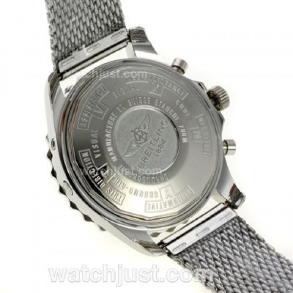 Breitling Professional Chronospace Working Chronograph with Black Dial S/S