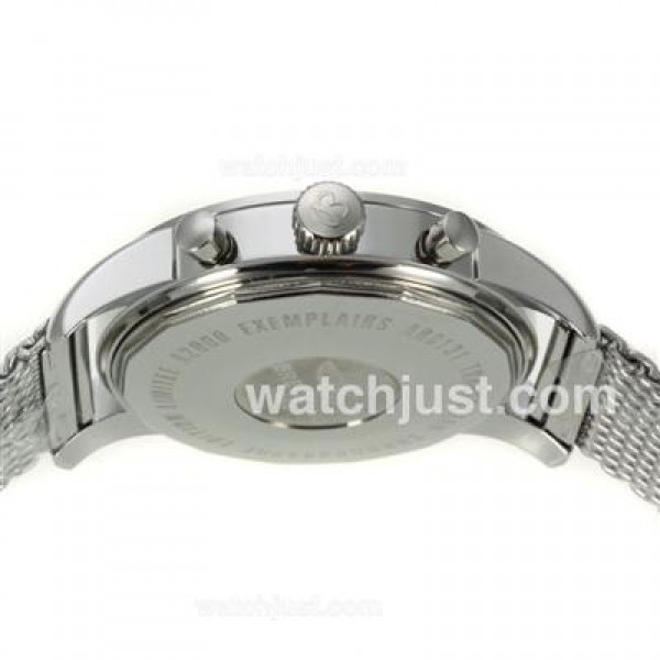 Breitling Transocean Working Chronograph with Beige Dial S/S
