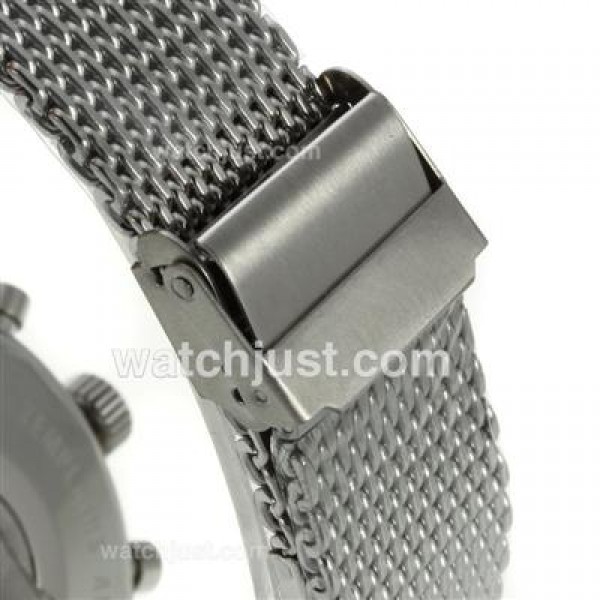 Breitling Transocean Working Chronograph with Blue Dial S/S