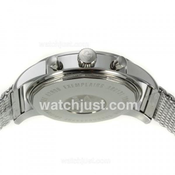 Breitling Transocean Working Chronograph with Blue Dial S/S