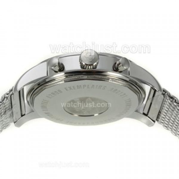 Breitling Transocean Working Chronograph with Black Dial S/S