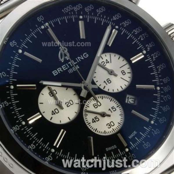Breitling Transocean Working Chronograph with Black Dial S/S