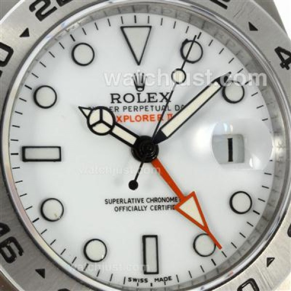 Cheap Replica Rolex Explorer II 216570 With White Dials For Men