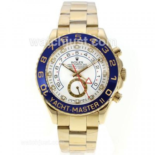 High End Rolex Yacht-Master 116688-0002 White Dials Men Replica Watches