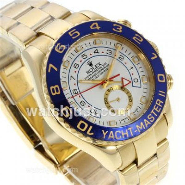 High End Rolex Yacht-Master 116688-0002 White Dials Men Replica Watches