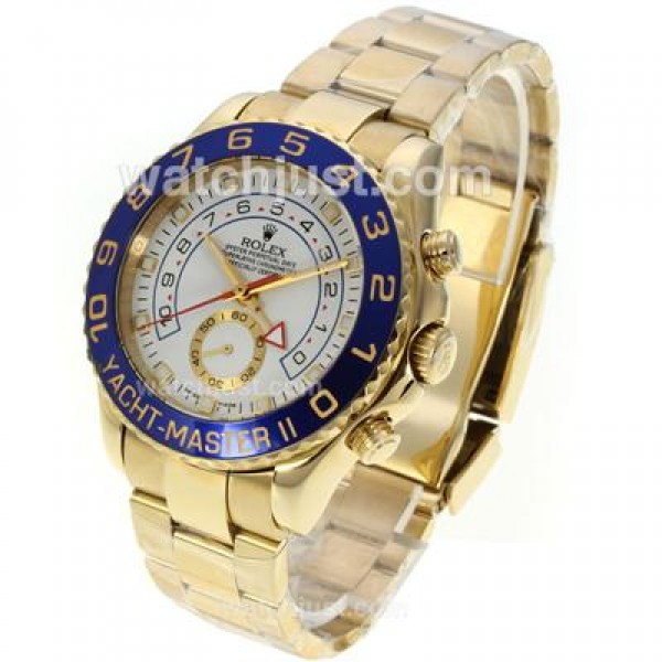 High End Rolex Yacht-Master 116688-0002 White Dials Men Replica Watches