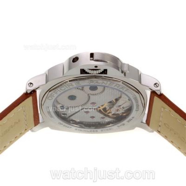 Panerai Luminor Marina Swiss ETA Unitas 6497 Movement Manual Winding with Black Dial