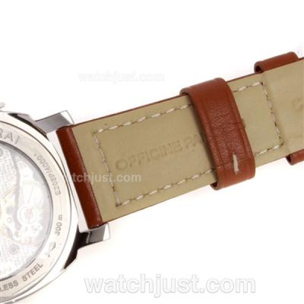 Panerai Luminor Marina Swiss ETA Unitas 6497 Movement Manual Winding with Black Dial