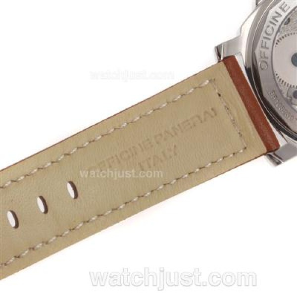 Panerai Luminor Marina Swiss ETA Unitas 6497 Movement Manual Winding with Black Dial