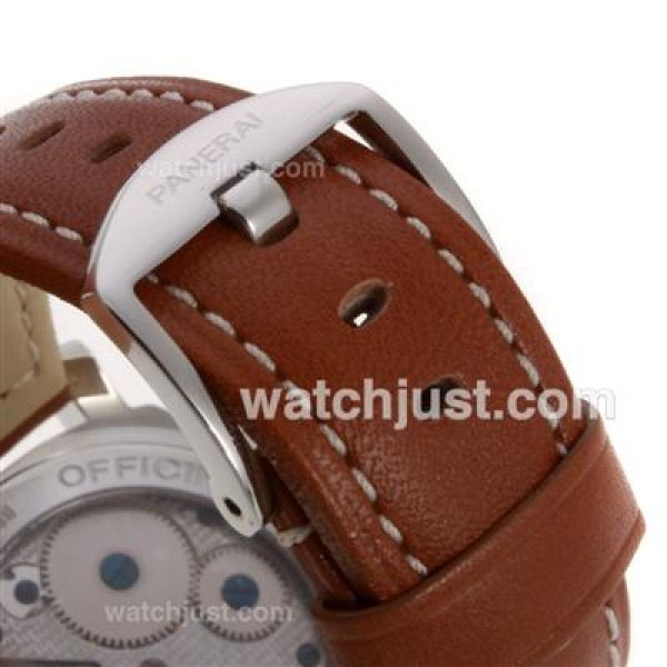 Panerai Luminor Marina Swiss ETA Unitas 6497 Movement Manual Winding with Black Dial