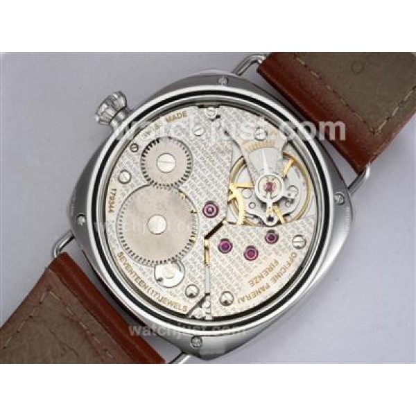 Panerai Radiomir Black Seal Swiss ETA Unitas 6497 Movement Manual Winding AR Coating with Black Dial