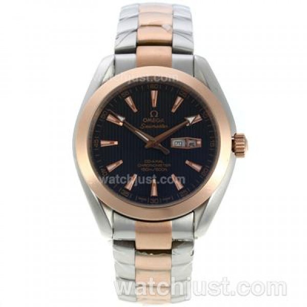 Omega Seamaster Aqua Terra Automatic Two Tone with Black Dial