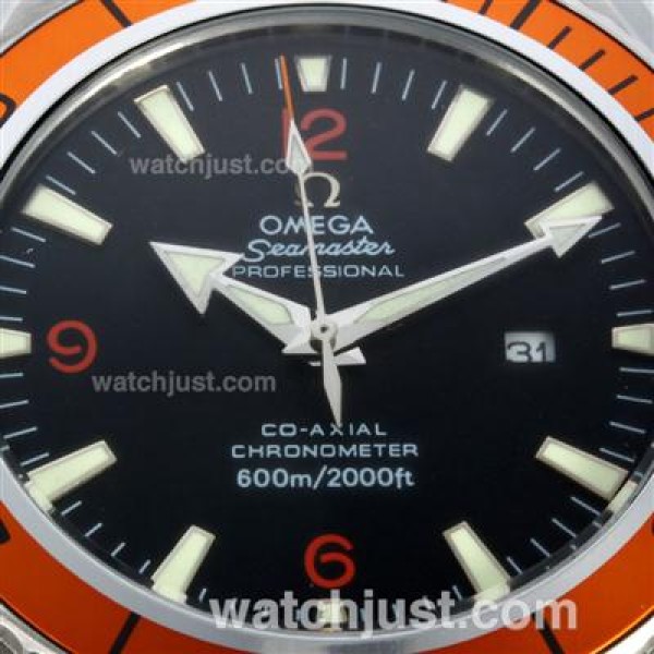 Omega Seamaster Professional Orange Bezel with Black Dial S/S