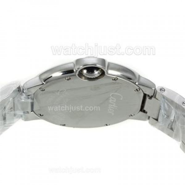 Cartier Ballon bleu de Cartier with MOP Dial S/S-Sapphire Glass-Medium Size