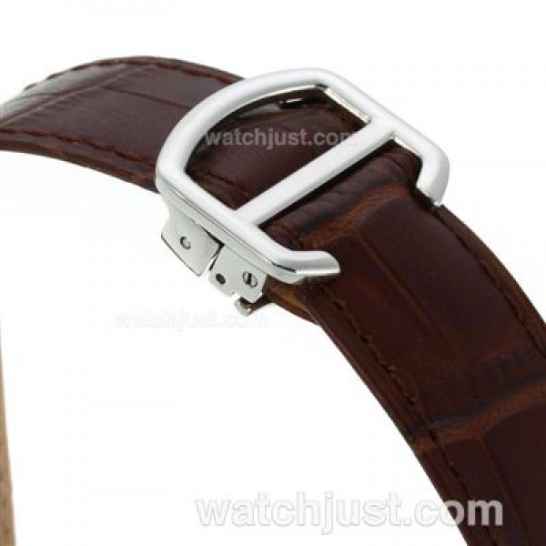 UK Best 1:1 Cartier Calibre de Cartier Replica Watches With Black Dials For Sale