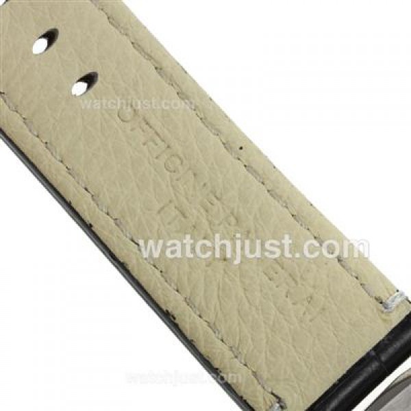 Panerai Luminor Marina Automatic with Black Dial-Leather Strap