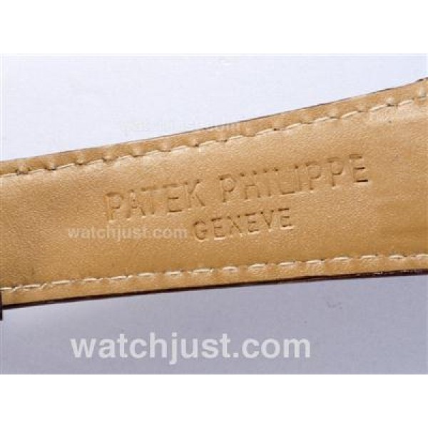 Patek Philippe Nautilus Jumbo MBW Swiss ETA 2824 Movement with Brown Dial-Deployment Buckle