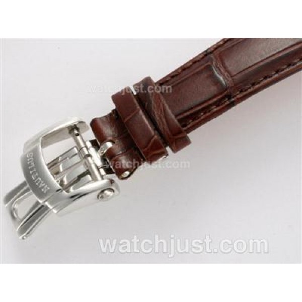 Patek Philippe Nautilus Jumbo MBW Swiss ETA 2824 Movement with Brown Dial-Deployment Buckle