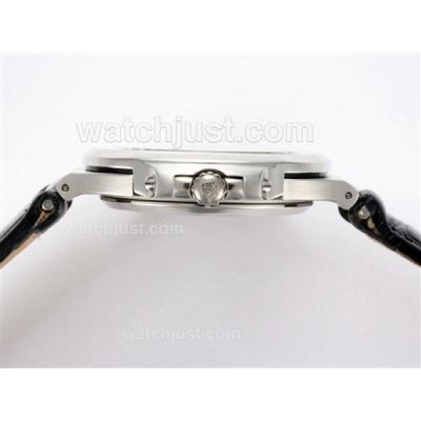 Patek Philippe Nautilus Jumbo MBW Swiss ETA 2824 Movement with Black Dial-Deployment Buckle
