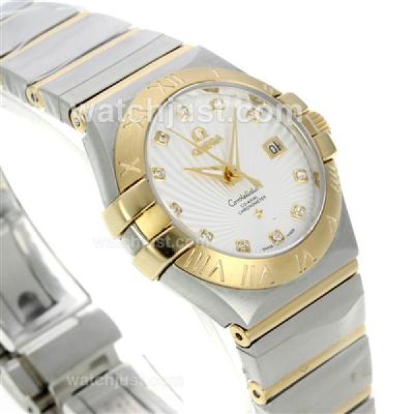 UK Best 1:1 Omega Constellation Replica Watches With White Dials For Men