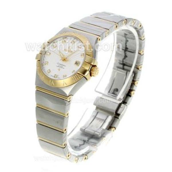 UK Best 1:1 Omega Constellation Replica Watches With White Dials For Men