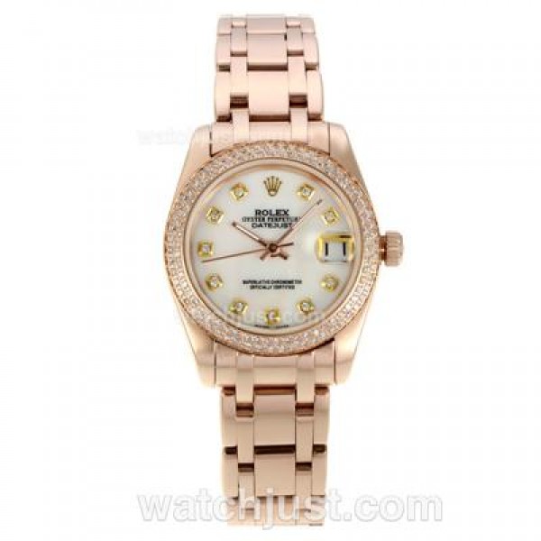 High Quality Rolex Datejust Replica Watches With White Dials For Sale