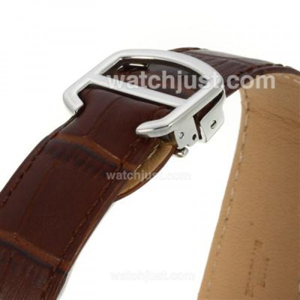 UK Best Quality Cartier Calibre de Cartier Replica Watches With White Dials For Men