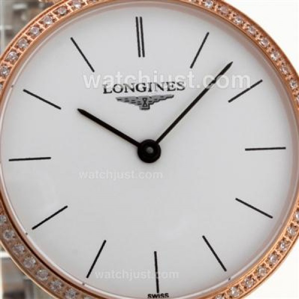 Longines La Grande Classique Swiss ETA Movement Two Tone with White Dial