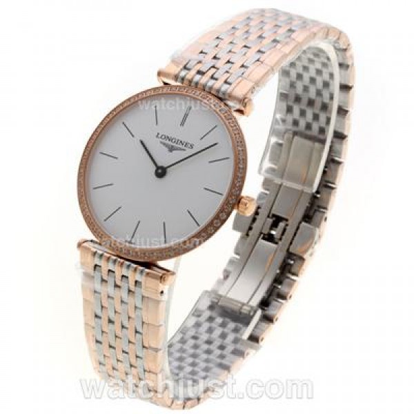 Longines La Grande Classique Swiss ETA Movement Two Tone with White Dial
